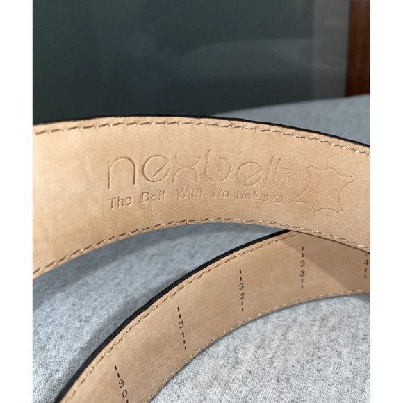 Nexbelt Premium Alligator Embossed Calfskin Leather Mens Adjustable Dress Belt - Picture 4 of 11